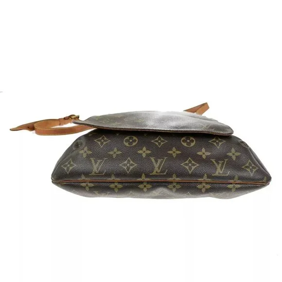LOUIS VUITTON Musette Shoulder Bag Monogram Leather Brown France M51256 31SJ562